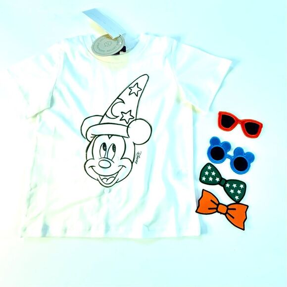 NWT Stella McCartney Kids Disney “Mickey Mouse Wizard T-Shirt" Size 5 - Picture 6 of 11